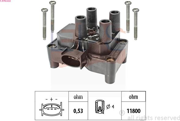 EPS 1.970.532 - Aizdedzes spole autospares.lv