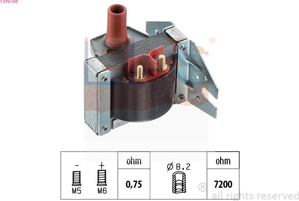 EPS 1.970.169 - Aizdedzes spole autospares.lv