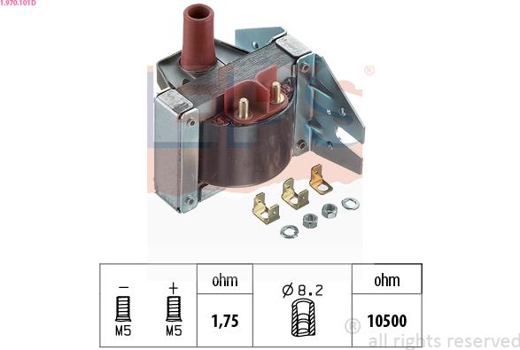 EPS 1.970.101D - Aizdedzes spole autospares.lv