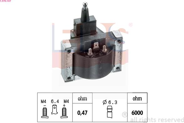 EPS 1.970.107 - Aizdedzes spole autospares.lv