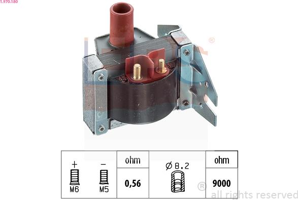 EPS 1.970.180 - Aizdedzes spole autospares.lv