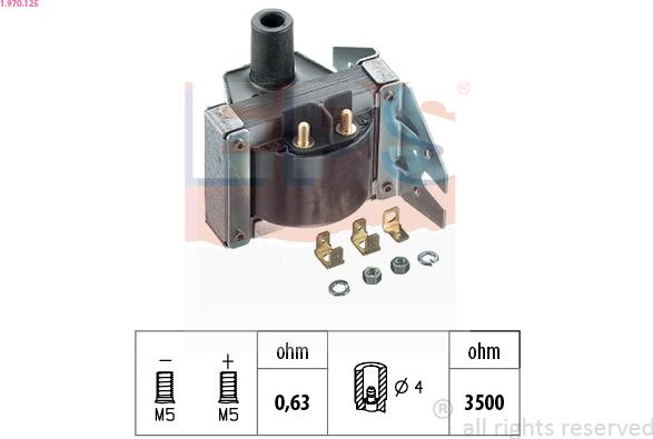 EPS 1.970.125 - Aizdedzes spole autospares.lv