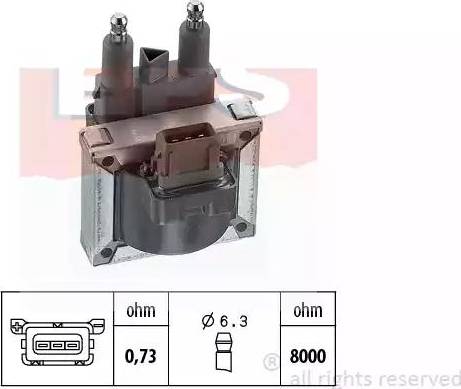 EPS 1.970.277 - Aizdedzes spole www.autospares.lv