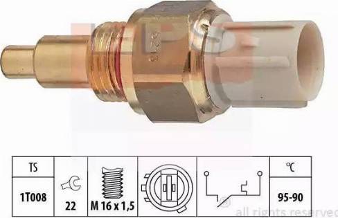 EPS 1.850.213 - Термовыключатель, вентилятор радиатора / кондиционера www.autospares.lv