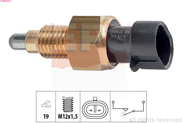 EPS 1.860.073 - Slēdzis, Atpakaļgaitas signāla lukturis www.autospares.lv