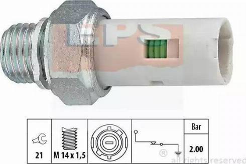 EPS 1.800.084 - Devējs, Eļļas spiediens www.autospares.lv