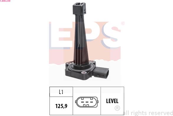 EPS 1.800.239 - Devējs, Motoreļļas līmenis www.autospares.lv