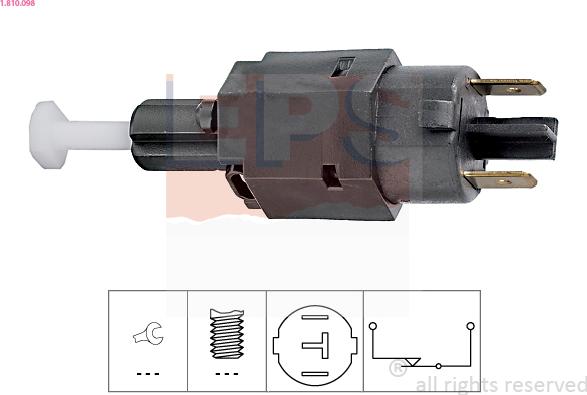 EPS 1.810.098 - Bremžu signāla slēdzis www.autospares.lv