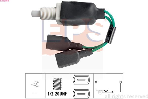 EPS 1.810.059 - Bremžu signāla slēdzis www.autospares.lv