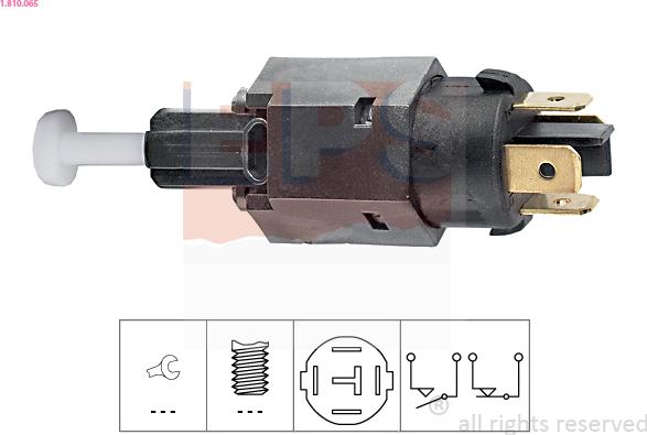 EPS 1.810.065 - Bremžu signāla slēdzis www.autospares.lv