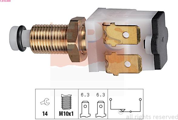 EPS 1.810.009 - Bremžu signāla slēdzis www.autospares.lv