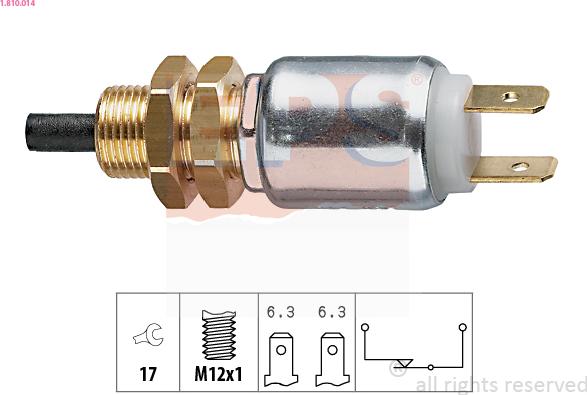 EPS 1.810.014 - Bremžu signāla slēdzis www.autospares.lv