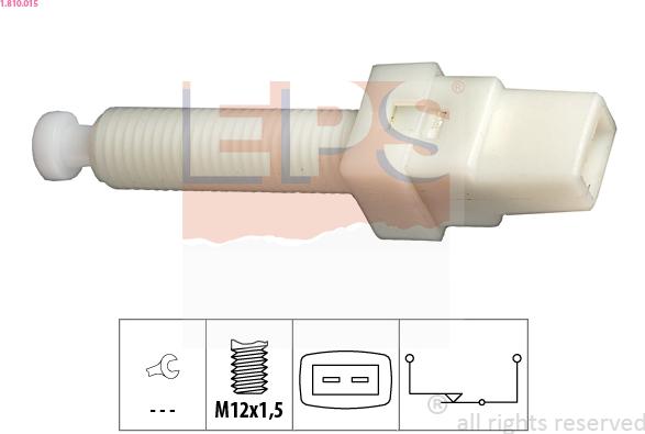 EPS 1.810.015 - Bremžu signāla slēdzis www.autospares.lv