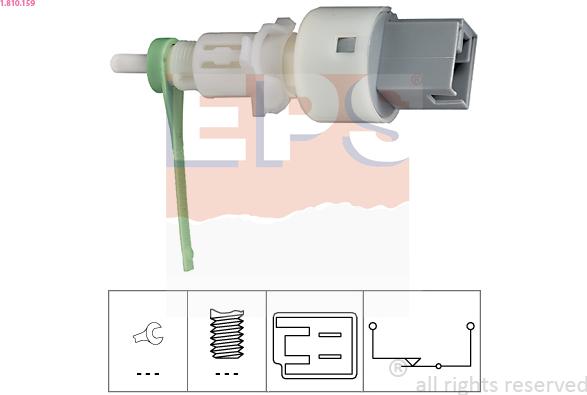 EPS 1.810.159 - Slēdzis, Sajūga vadība (Tempomat) www.autospares.lv