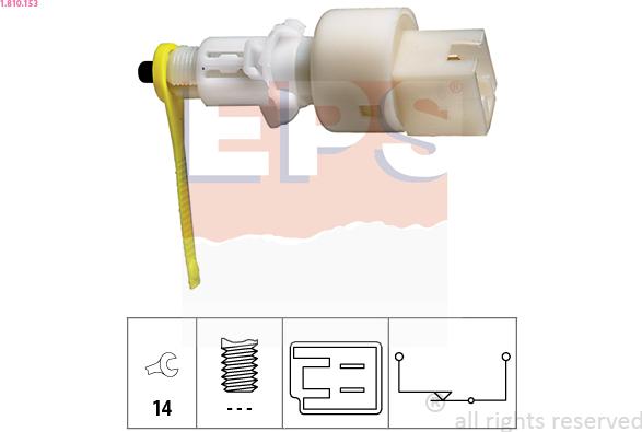 EPS 1.810.153 - Bremžu signāla slēdzis www.autospares.lv