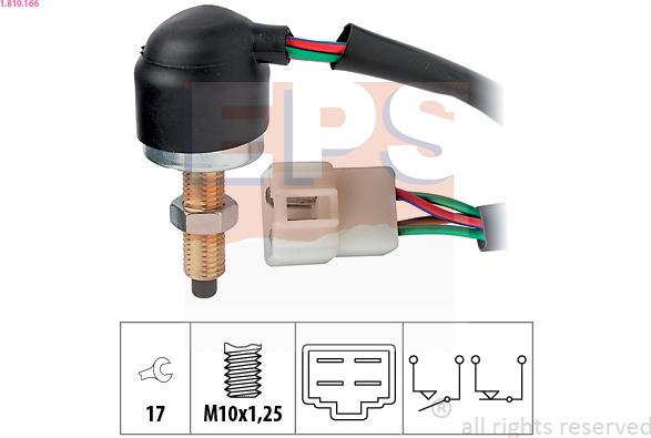 EPS 1.810.166 - Bremžu signāla slēdzis www.autospares.lv