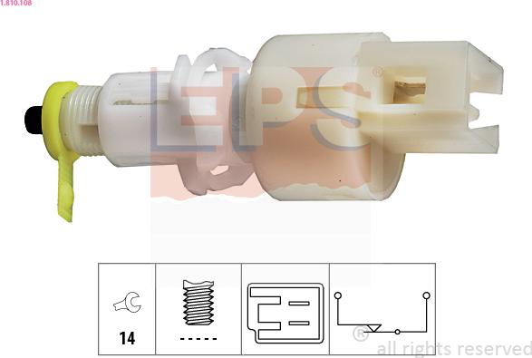 EPS 1.810.108 - Bremžu signāla slēdzis www.autospares.lv