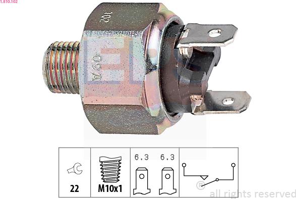 EPS 1.810.102 - Bremžu signāla slēdzis www.autospares.lv