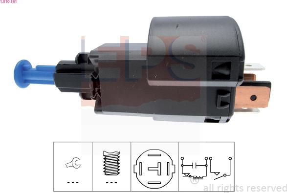 EPS 1.810.181 - Bremžu signāla slēdzis www.autospares.lv