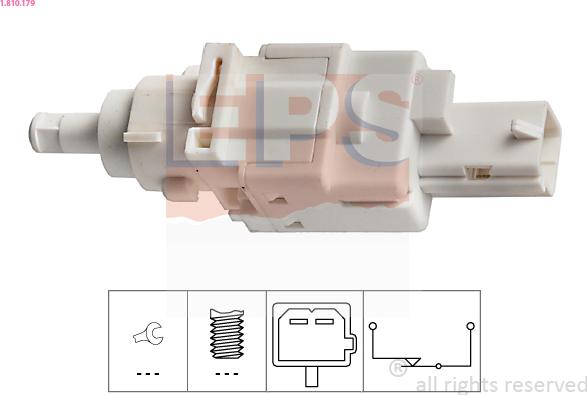 EPS 1.810.179 - Bremžu signāla slēdzis www.autospares.lv