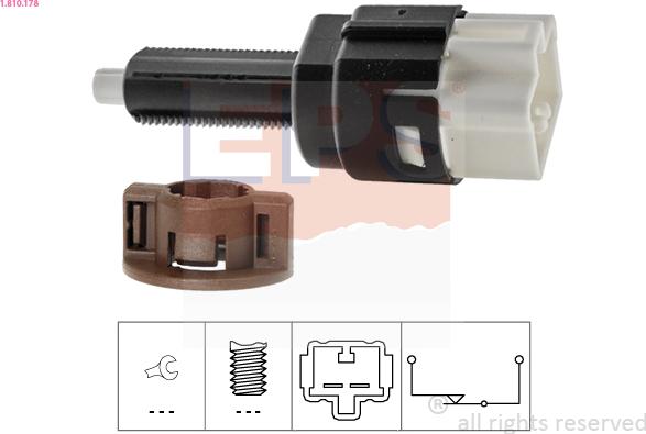 EPS 1.810.178 - Bremžu signāla slēdzis www.autospares.lv