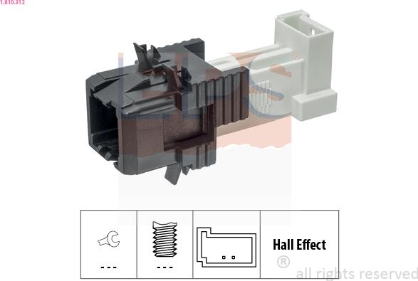 EPS 1.810.312 - Bremžu signāla slēdzis www.autospares.lv