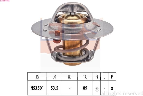 EPS 1.880.416S - Termostats, Dzesēšanas šķidrums www.autospares.lv