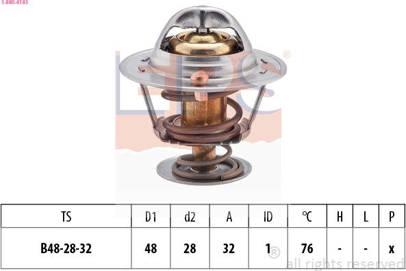 EPS 1.880.418S - Termostats, Dzesēšanas šķidrums autospares.lv