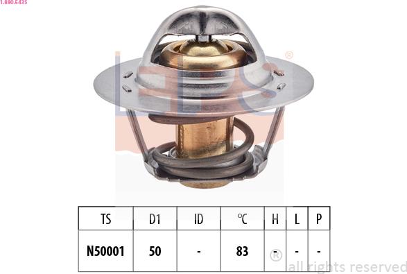 EPS 1.880.543S - Termostats, Dzesēšanas šķidrums autospares.lv