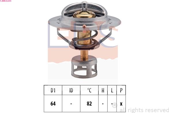 EPS 1.880.523S - Termostats, Dzesēšanas šķidrums autospares.lv