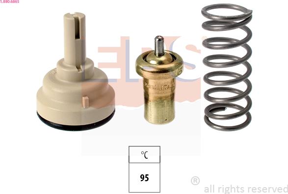 EPS 1.880.686S - Termostats, Dzesēšanas šķidrums www.autospares.lv