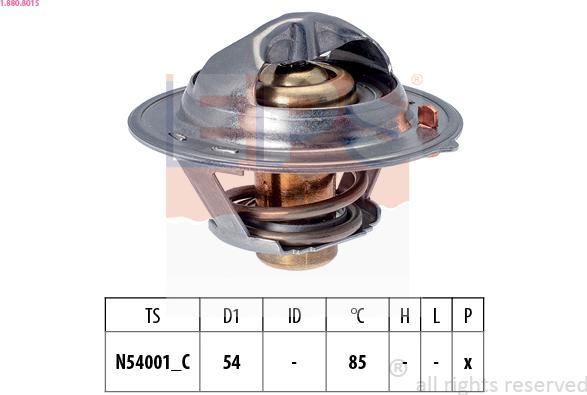 EPS 1.880.801S - Termostats, Dzesēšanas šķidrums www.autospares.lv