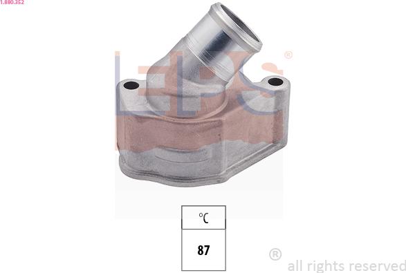 EPS 1.880.352 - Termostats, Dzesēšanas šķidrums www.autospares.lv