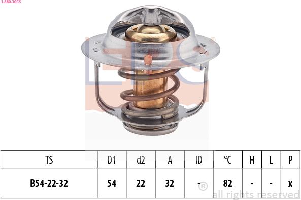 EPS 1.880.305S - Termostats, Dzesēšanas šķidrums autospares.lv