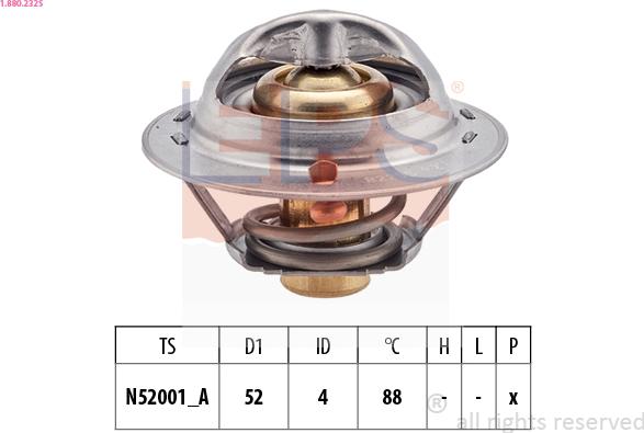 EPS 1.880.232S - Termostats, Dzesēšanas šķidrums www.autospares.lv