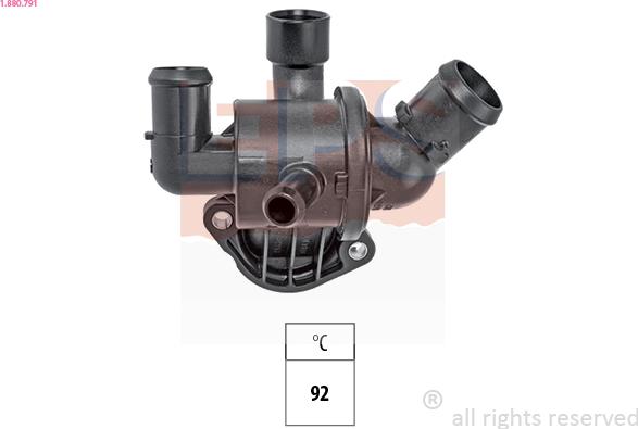 EPS 1.880.791 - Termostats, Dzesēšanas šķidrums www.autospares.lv