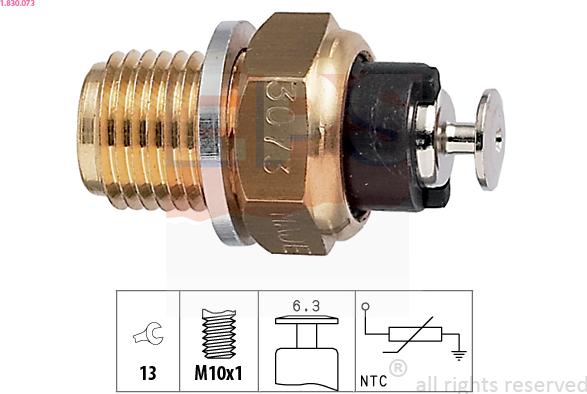 EPS 1.830.073 - Devējs, Eļļas temperatūra www.autospares.lv