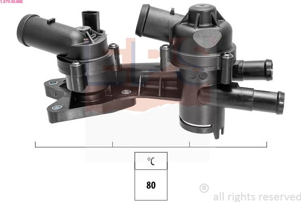 EPS 1.879.954KK - Termostats, Dzesēšanas šķidrums www.autospares.lv