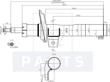 Equal Quality AM10140 - Амортизатор www.autospares.lv