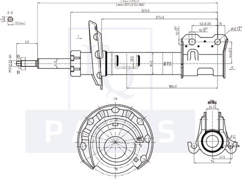 Equal Quality AM10147 - Shock Absorber www.autospares.lv