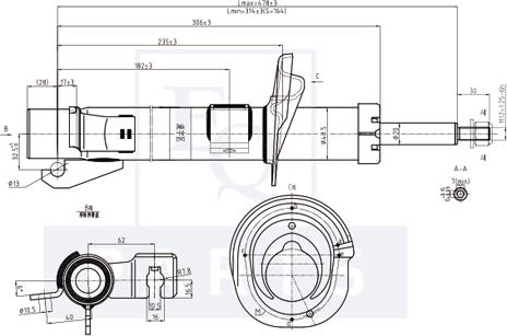 Equal Quality AM10164 - Амортизатор www.autospares.lv