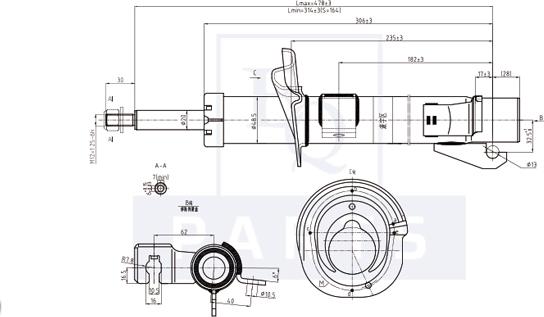 Equal Quality AM10163 - Amortizators autospares.lv