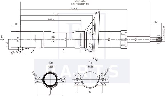 Equal Quality AM10138 - Амортизатор www.autospares.lv