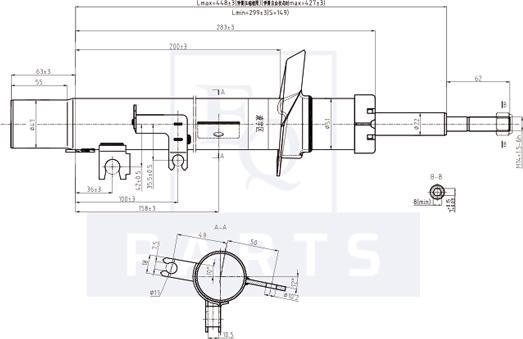 Equal Quality AM10133 - Shock Absorber www.autospares.lv