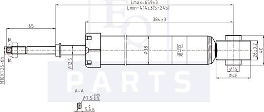 Equal Quality AM20159 - Shock Absorber www.autospares.lv