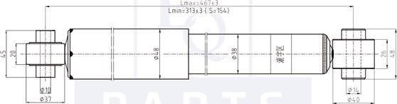 Equal Quality AM20135 - Amortizators autospares.lv