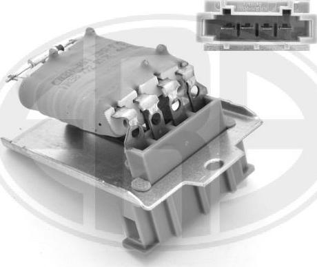 ERA 665076 - Rezistors, Salona ventilators www.autospares.lv