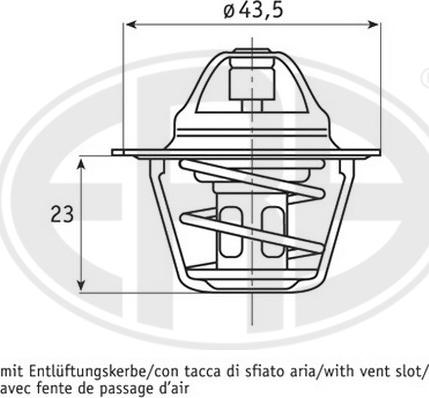 ERA 350199 - Termostats, Dzesēšanas šķidrums www.autospares.lv