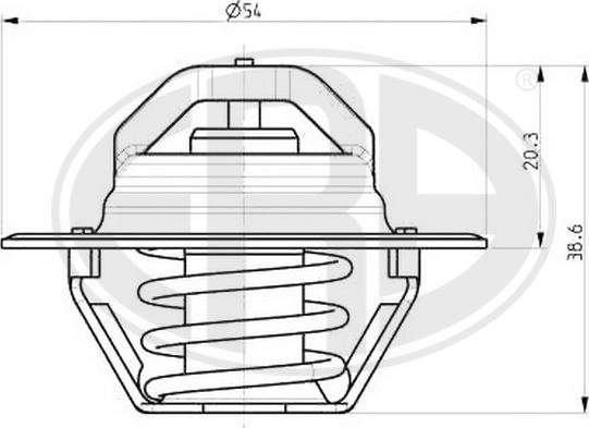 ERA 350103 - Termostats, Dzesēšanas šķidrums autospares.lv