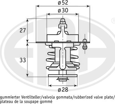 ERA 350185 - Termostats, Dzesēšanas šķidrums autospares.lv